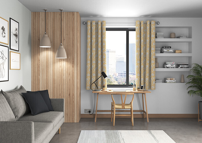 Carlina, Ochre - Made to Measure Curtains - Image 5